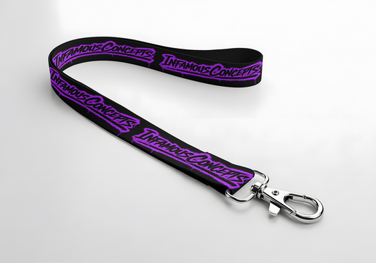 Infamous Concepts Lanyard Black / Purple