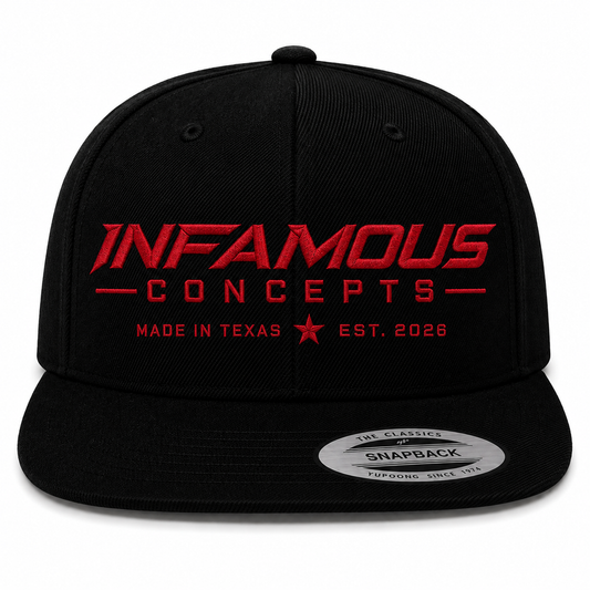 Infamous Concepts Hat Black/ Red