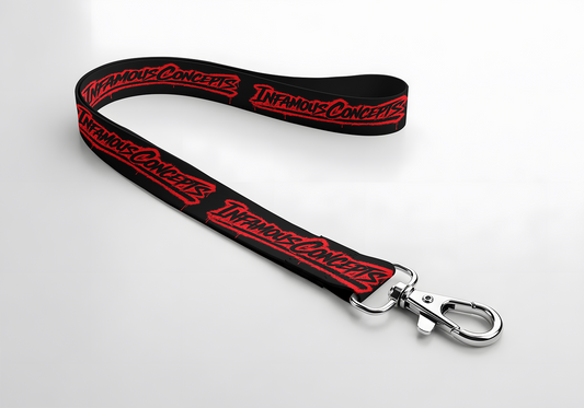 Infamous Concepts Lanyard Black / Red